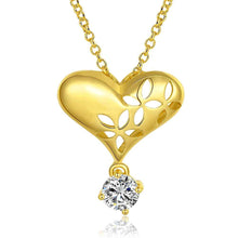style 18K Gold Plated pendant necklace butterfly love tenis masculino242 ELY