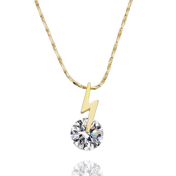 style 18k gold plated choker necklace Lightning Flower collares women ruby jewelry226 ELY