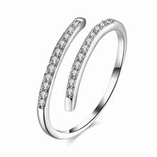 style 925 silver ring Snakeheads lines bague femme sport292 ELY