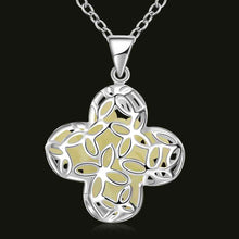 style Glowing Film necklace men Four Leaf Flower vintage necklace prices in euros3 ELY