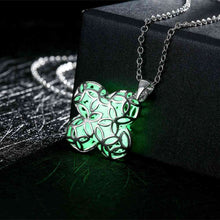 style Glowing Film necklace men Four Leaf Flower vintage necklace prices in euros3 ELY