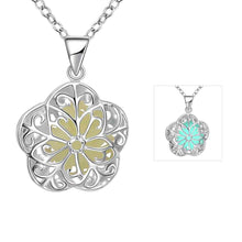 style Glowing Film necklace men Four Leaf Flower vintage necklace prices in euros3 ELY