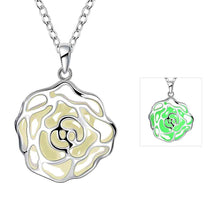 style Glowing Film necklace men Four Leaf Flower vintage necklace prices in euros3 ELY