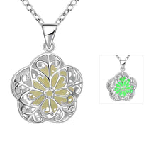 style Glowing Film necklace men Four Leaf Flower vintage necklace prices in euros3 ELY