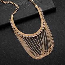 style necklace Fine connection tassel patek bijoux women332 ELY