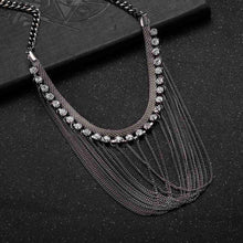style necklace Fine connection tassel patek bijoux women332 ELY