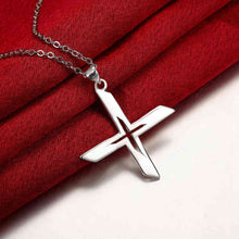 style silver choker necklace Hollow Cross choker sport197 ELY