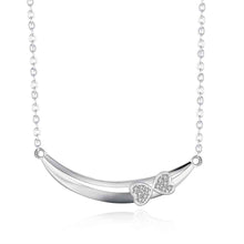 style silver necklaces Crystal U Shaped collares populares Elegant166 ELY