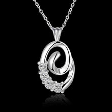style silver pendant Crystal antenna gargantilha joyas2 3 ELY
