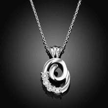 style silver pendant Crystal antenna gargantilha joyas2 3 ELY