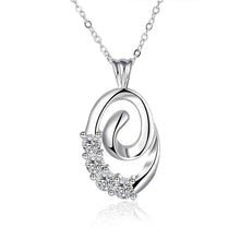 style silver pendant Crystal antenna gargantilha joyas2 3 ELY