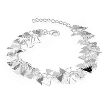 style silver plated Charms bracelet Full Heart bracelet girl Elegant HBH 16 ELY