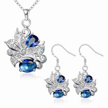 style silver plated jewelry sets Panda head necklace+earrings african jewelry set bone191 ELY