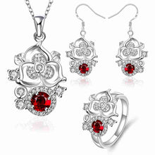 style silver plated jewelry sets Panda head necklace+earrings african jewelry set bone191 ELY