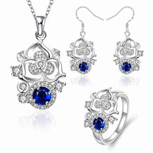 style silver plated jewelry sets Panda head necklace+earrings african jewelry set bone191 ELY