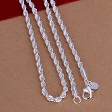 style silver plated necklaces & pendants Shine Twisted Rope collier plastron charm 67 ELY