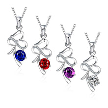 style silver plated pendant Tortuous crystal insets colar vintage bijoux women186 ELY