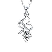 style silver plated pendant Tortuous crystal insets colar vintage bijoux women186 ELY