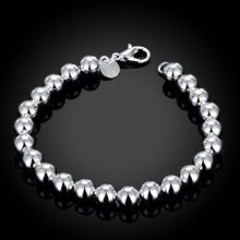 style silver pulseras 8M beads pulseira feminina Elegant HBH 1 ELY
