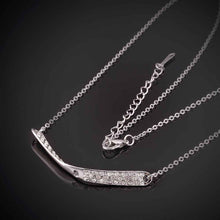 18K Gold Plating collar necklace swing Platinum plated colares jewelry display ELY