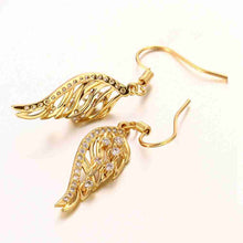 18K Gold Plating earings Peacock tail drop pendientes men jewelry ELY