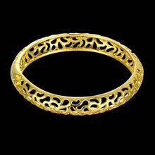 18k gold plated Hollow personality pattern men bracelet charms ELY