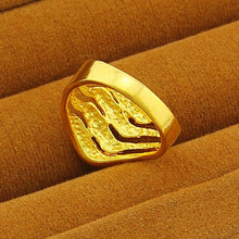 18k gold plated wedding rings four lines anel feminino wedding jewelry YHDR 2 ELY