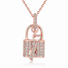 Austrian Crystal pendant necklace Key and lock patek prices in euros ELY