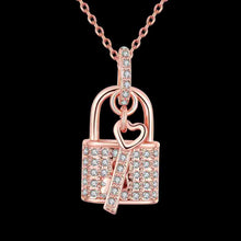 Austrian Crystal pendant necklace Key and lock patek prices in euros ELY