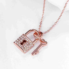 Austrian Crystal pendant necklace Key and lock patek prices in euros ELY
