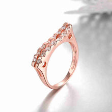Austrian Crystal rings Parallel lines anel feminino Elegant ELY