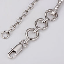 18K GP gold plated bracelet jewelry bracelet nickel free plating platinum crystal bracelet bangle SMTPB 14 ELY