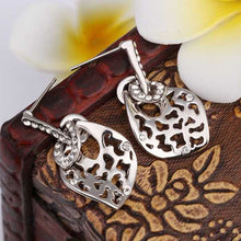 18K GP gold plated jewelry earring nickel free copper rhinestone crystal earrings SMTPE484 ELY