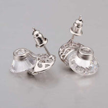 18K GP gold plated jewelry earring nickel free copper rhinestone crystal earrings SMTPE5 6 ELY