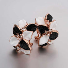 18K GP gold plated jewelry earring nickel free copper rhinestone crystal earrings SMTPE472 ELY