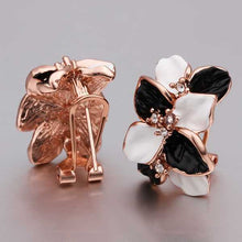 18K GP gold plated jewelry earring nickel free copper rhinestone crystal earrings SMTPE472 ELY
