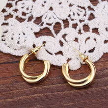 18K GP gold plated jewelry earring nickel free copper rhinestone crystal earrings SMTPE461 ELY