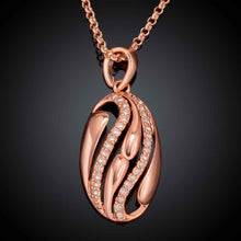 18K GP Zircon colares two line chunky necklace collares pendantsSKGN 42 ELY