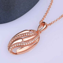 18K GP Zircon colares two line chunky necklace collares pendantsSKGN 42 ELY