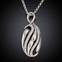 18K GP Zircon colares two line chunky necklace collares pendantsSKGN 42 ELY