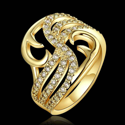 jewerly anillos 18K GP Efforts the point party wedding rings girl Jewelry Rings673 ELY