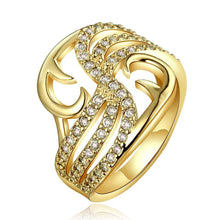 jewerly anillos 18K GP Efforts the point party wedding rings girl Jewelry Rings673 ELY