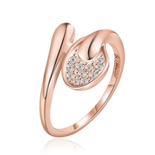 jewerly anillos 18K GP Gold f drilling big party wedding rings girl Jewelry Rings677 ELY