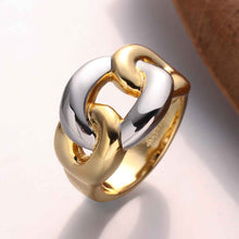 jewerly anillos 18K GP Yellow silver dating party wedding rings girl Jewelry Rings669 ELY