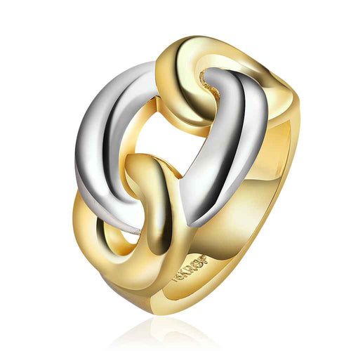 jewerly anillos 18K GP Yellow silver dating party wedding rings girl Jewelry Rings669 ELY