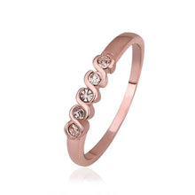 jewerly anillos 18K GP cloud rose color party wedding rings girl Jewelry Rings566 ELY