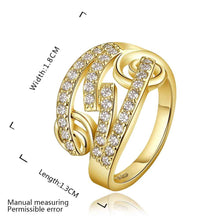 jewerly anillos 18K GP crystal Red party wedding rings girl Jewelry Rings67 ELY