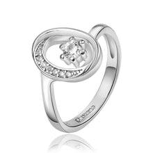 jewerly anillos 18K GP crystal in circle party wedding rings girl Jewelry Rings687 ELY