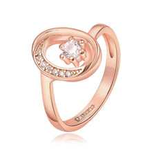 jewerly anillos 18K GP crystal in circle party wedding rings girl Jewelry Rings687 ELY