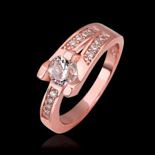 jewerly anillos 18K GP cuxi rose color party wedding rings girl Jewelry Rings596 ELY
